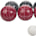 Competition 100mm Resin Bocce Ball Outdoor Game Set with Carrying Bag for Easy Storage