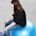 Bouncing on exercise ball