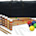 Driveway Games Portable Croquet Set.Wood Mallets, Balls, & Bag. Outdoor Backyard Lawn Croquette Game for Kids & Adults