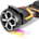 MUCHOVER Hoverboard for Adults and Kids, 8.5'' 6.5" All Terrain Hoverboard with 700W Motor & Solid Tires, Off Road Hoverboard with Bluetooth Speaker & LED Lights, UL2272 Certified