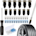 Zocipro 30Pcs Tyre Repair Kit Rubber Nails with Screwdriver