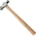Ball-Peen Hammer - 12 oz Metalworking Tool with Forged Steel Head & Hickory Wood Handle - MRW12BP
