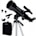 70mm Travel Scope - Portable Refractor Telescope - Fully-Coated Glass Optics - Ideal Telescope for Beginners - BONUS Astronomy Software Package