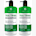 Tea Tree Shampoo and Conditioner Set - Anti Dandruff Sulfate and Paraben Free Itchy and Dry Scalp Oil Treatment with Keratin, Vitamin B5, Collagen, Men and Women, 2 x 16.9 Fl Oz