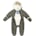Baby Boys’ Pram Snowsuit – Quilted Fleece Lined Bodysuit (Size: 0-24M)