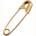 Brass Safety Pins
