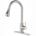 Kitchen Faucet with Pull Down Sprayer Brushed Nickel
