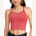 Vintage Look Long Line Bra/Crop Top