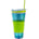 Travel Snack & Drink Cup with Straw