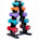Neoprene Dumbbell 5 Pairs Set Dumbbells Combo Coated for Non-Slip Grip - Hex Dumbbells Weight Set - Neoprene Hand Weight Pairs - Hex Hand Weights Neoprene Dumbbells Combo