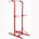 Outdoor Power Tower, Red, 4-Stations-in-1, Pull-Up, Dip, Knee Raise, Push-Up Stations