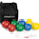 Bocce Ball Set 84mm/90mm/100mm with 8 Premium Bocce Balls, Pallino, Carry Bag & Measuring Rope
