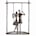 Contemporary Metal Art Shelf Décor - Cast Bronze Sculpture - Couple on a Swing for Home and Office Decor, Makes Great Anniversary, Wedding and Valentine's Day Gift