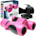 Binoculars for Kids - High Resolution, Shock-Resistant Real Toy Binoculars for 3-12 Girls and Boys - Holiday Gifts & Stocking Stuffers for Kids, Pink