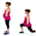 Reverse Lunges per side