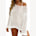 Crochet Knit Cover-Up Top