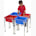 ELR-0799 Assorted Colors Sand and Water Adjustable Activity Play Table Center with Lids
