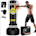 Standing Punching Bag for Adults, 70'' Boxing Bag with Stand Inflatable