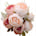 Vintage Artificial Peony Silk Flowers Bouquet
