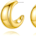 Jumbo Chunky Gold Hoops