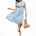 Smocked Short Sleeve Dress