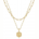 Initial Necklace Hexagon