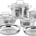 Cuisinart TPS-10 Professional Performance Tri-Ply 10-Piece Classic Cookware Set