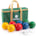 Bocce Balls Set, 90mm Regulation Size, Durable Beach/Yard/Lawn Game for Kids, Adults and Family