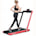 2 in 1 Under Desk Treadmill, 2.25HP Folding Running Walking Jogging Machine with Dual Display, Remote Controller, Electric Motorized Treadmill for Home