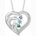 Grandma Necklace with 2-4 Simulated Birthstones