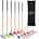 Rally and Roar Deluxe Croquet Game Set w/Carry Bag - 6 Players 35" Mallets, 9 Wickets, 2 End Posts