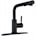 Matte Black Kitchen Sink Faucet with Pull Down