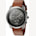 3600367 Men's Swiss Quartz Stainless Steel and Brown Leather Casual Watch