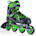 Torinx Orange/Red/Green Black Boys Adjustable Inline Skates