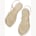 Gorglitter - Metallic Strappy Flat Sandals