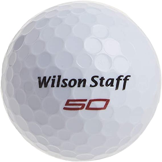 WILSON Golf Staff Fifty Elite Golf Balls, Dozen Slide Pack