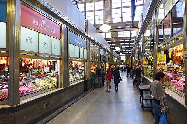 Go on a shopping spree at the Queen Victoria Market