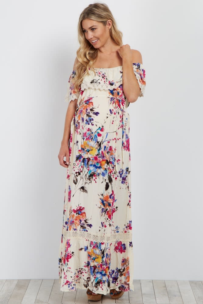 Off the shoulder Maxi Dress