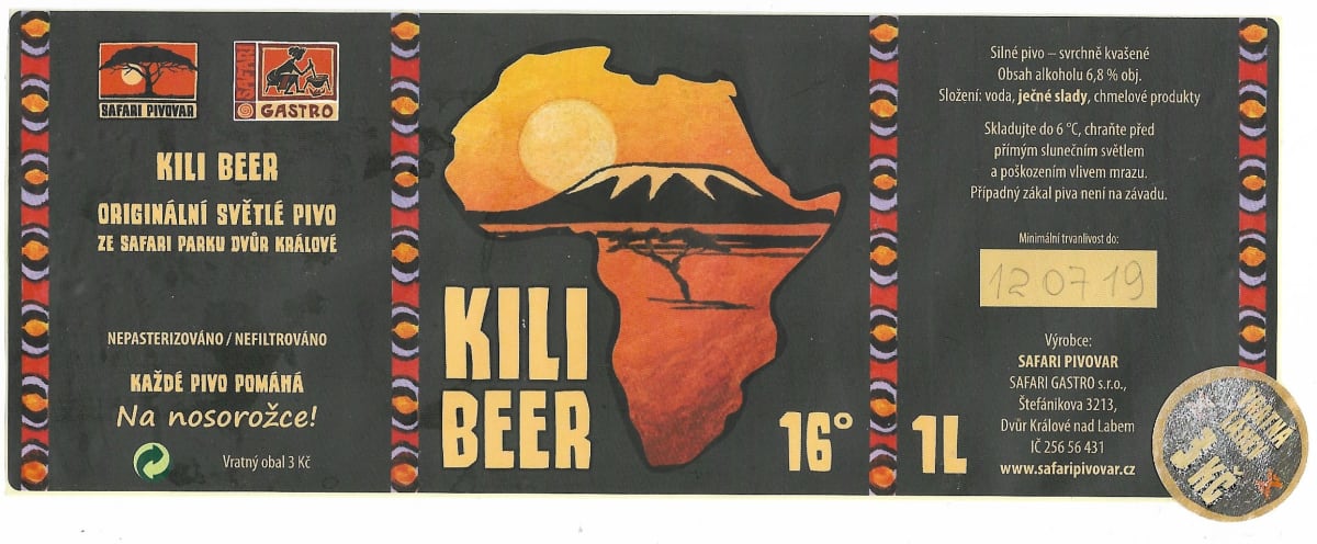 Safari 16 Kili beer