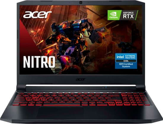 Acer Nitro 5, i7-11800H (8c/16t), RTX 3050Ti, 16GB RAM, 512 GB SSD, FHD 144 Hz