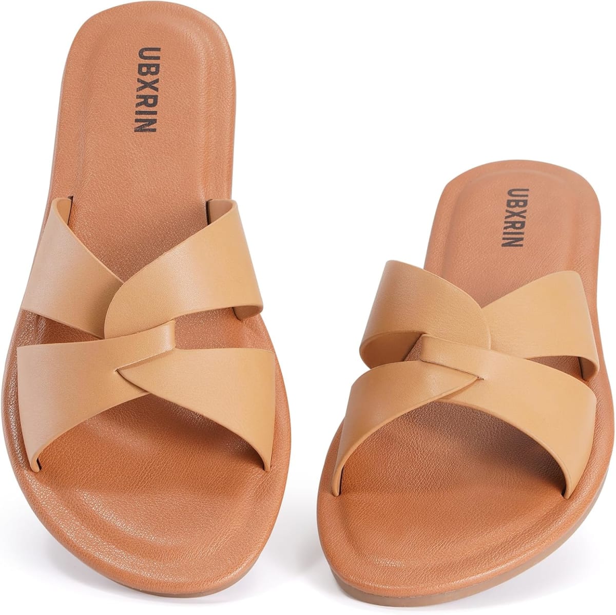 UbXrin - Minimalist Memory Foam Slide Sandals