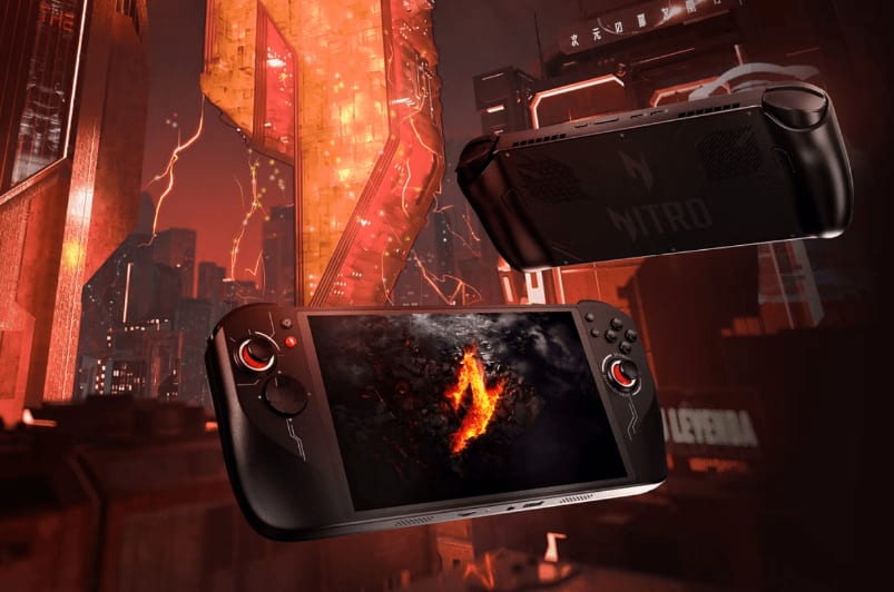 Acer Nitro Blaze 8, Ryzen 7-8840HS, AMD Radeon 780M, 16 GB DDR5X-7500, QHD+ 144 Hz 500 nits