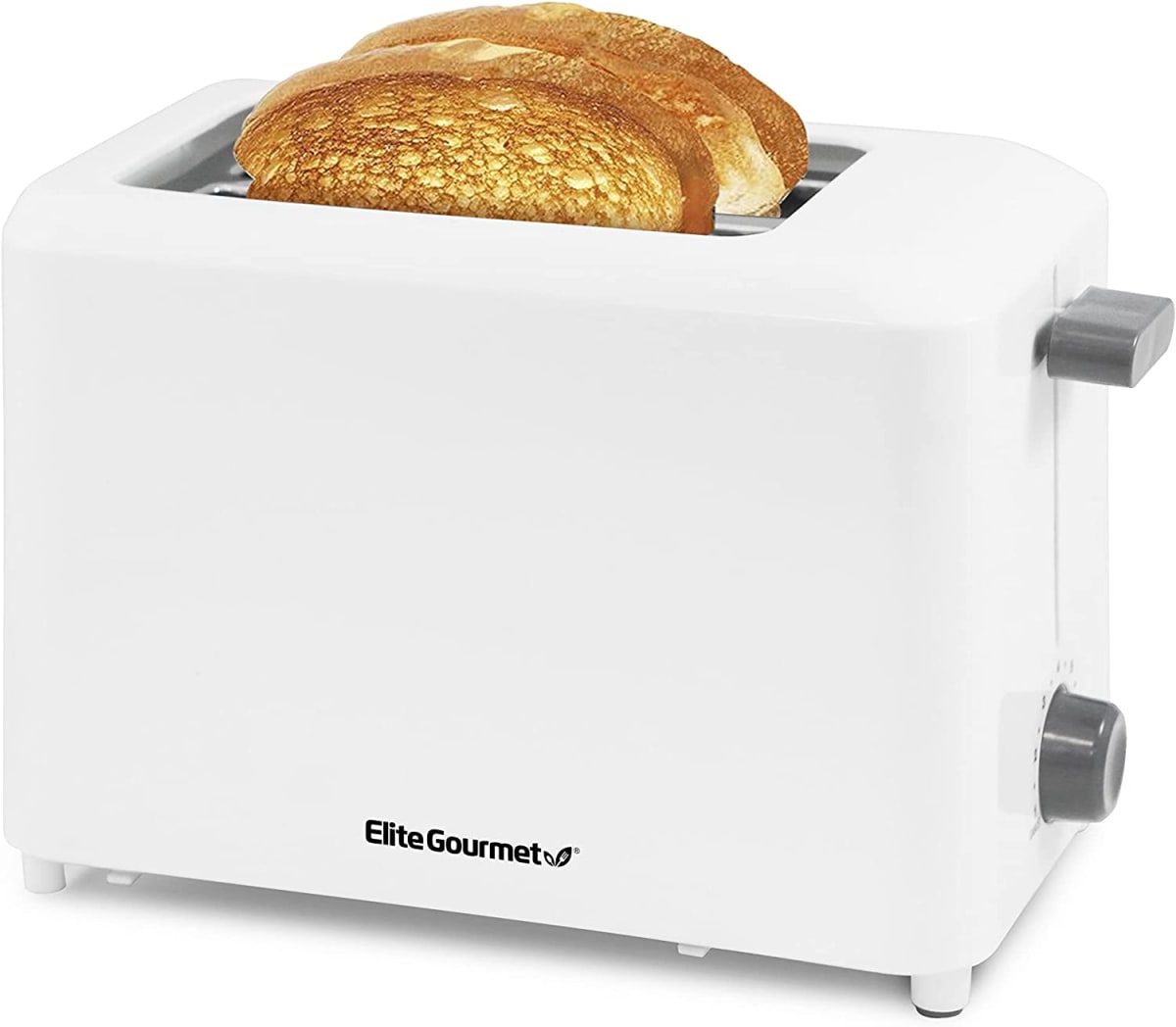 Elite Gourmet ECT-1027 Cool Touch with 7 Temperature Settings & Extra Wide 1.25" Toaster