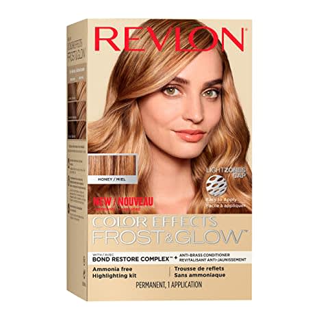 Permanent Hair Color by Revlon, Permanent Hair Dye, Color Effects Highlighting Kit, Ammonia Free & Paraben Free, 30 Honey, 8 Oz, (Pack of 1)