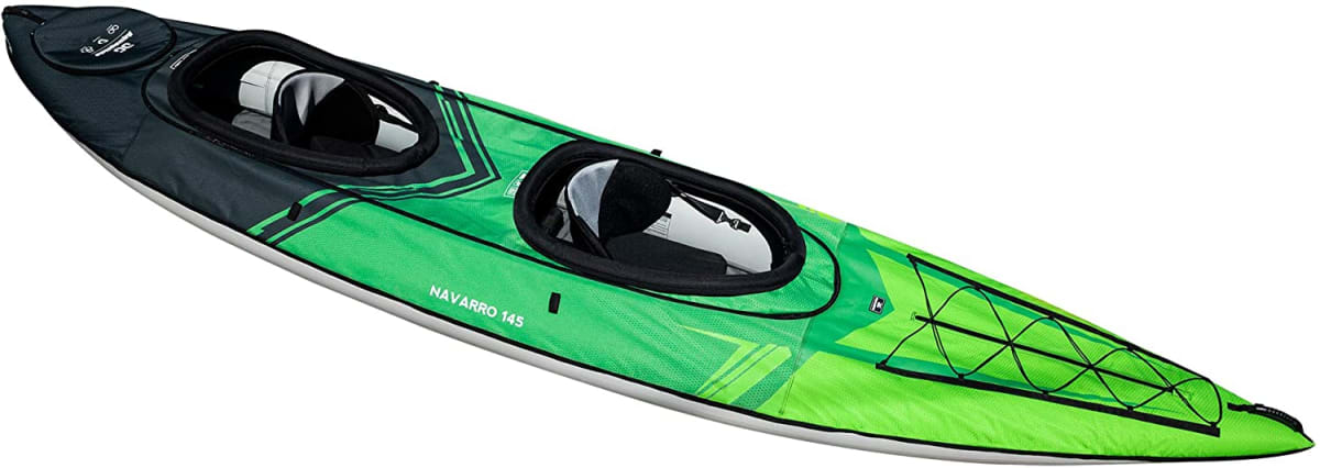 AQUAGLIDE Navarro 145 Convertible Inflatable Kayak with Drop Stitch Floor