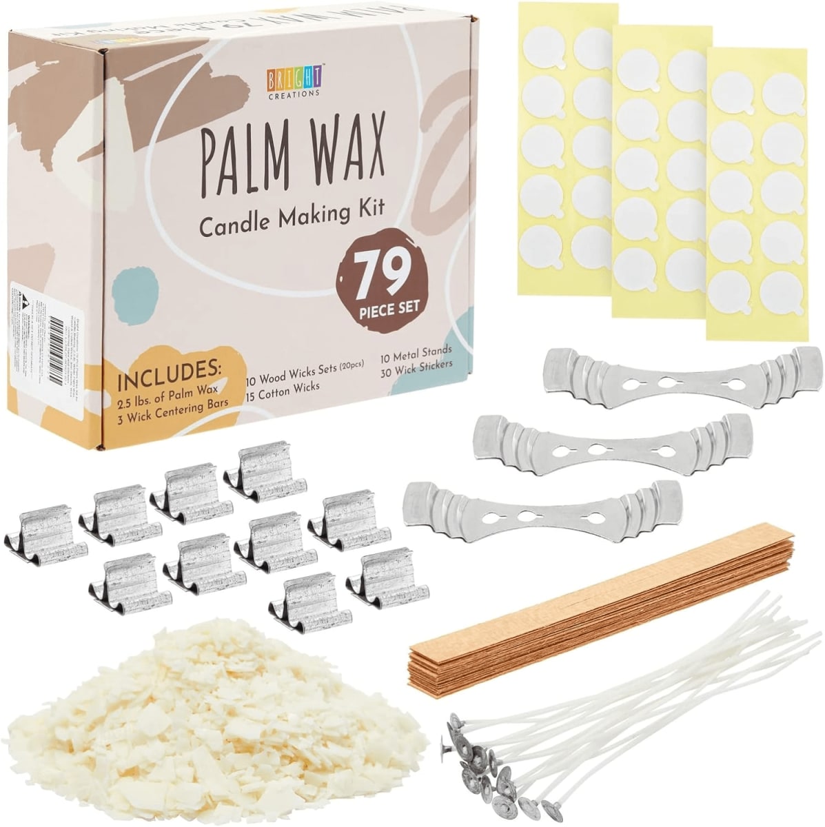 Palm Wax Candle Making Kit