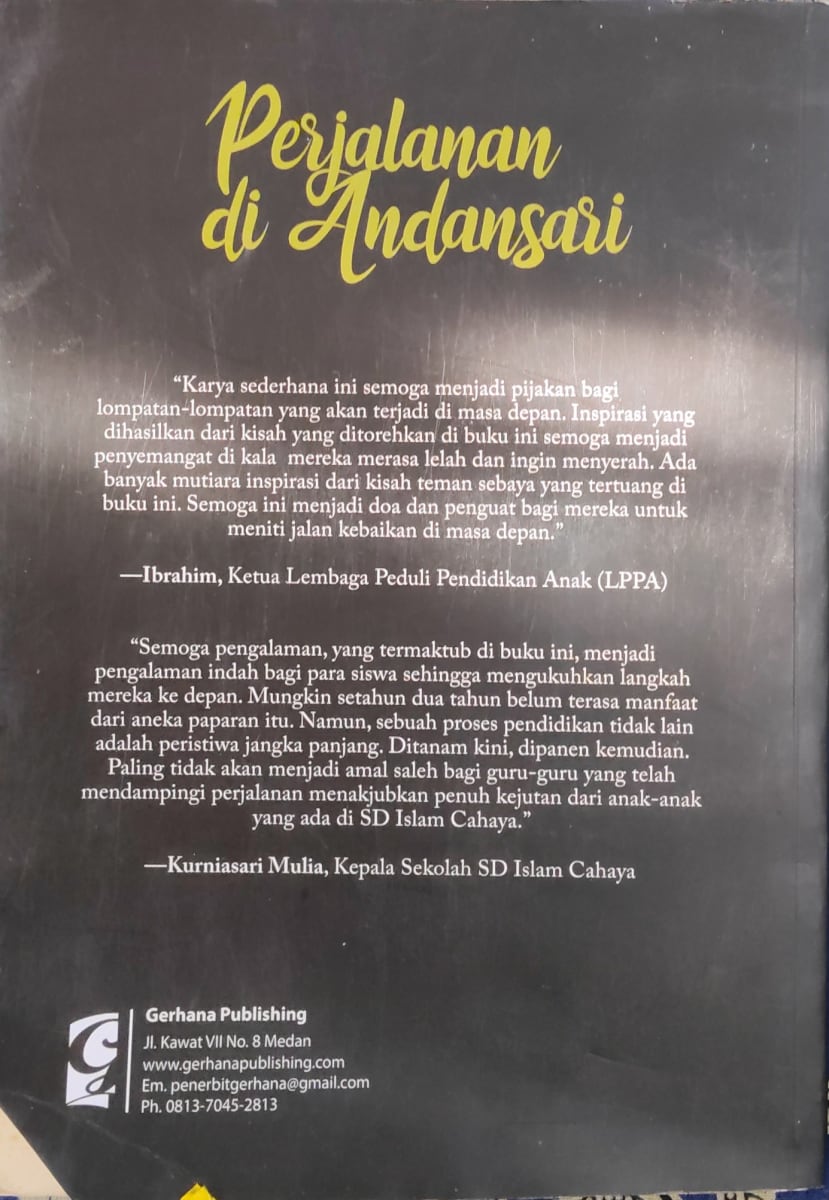 Perjalanan di Andansari