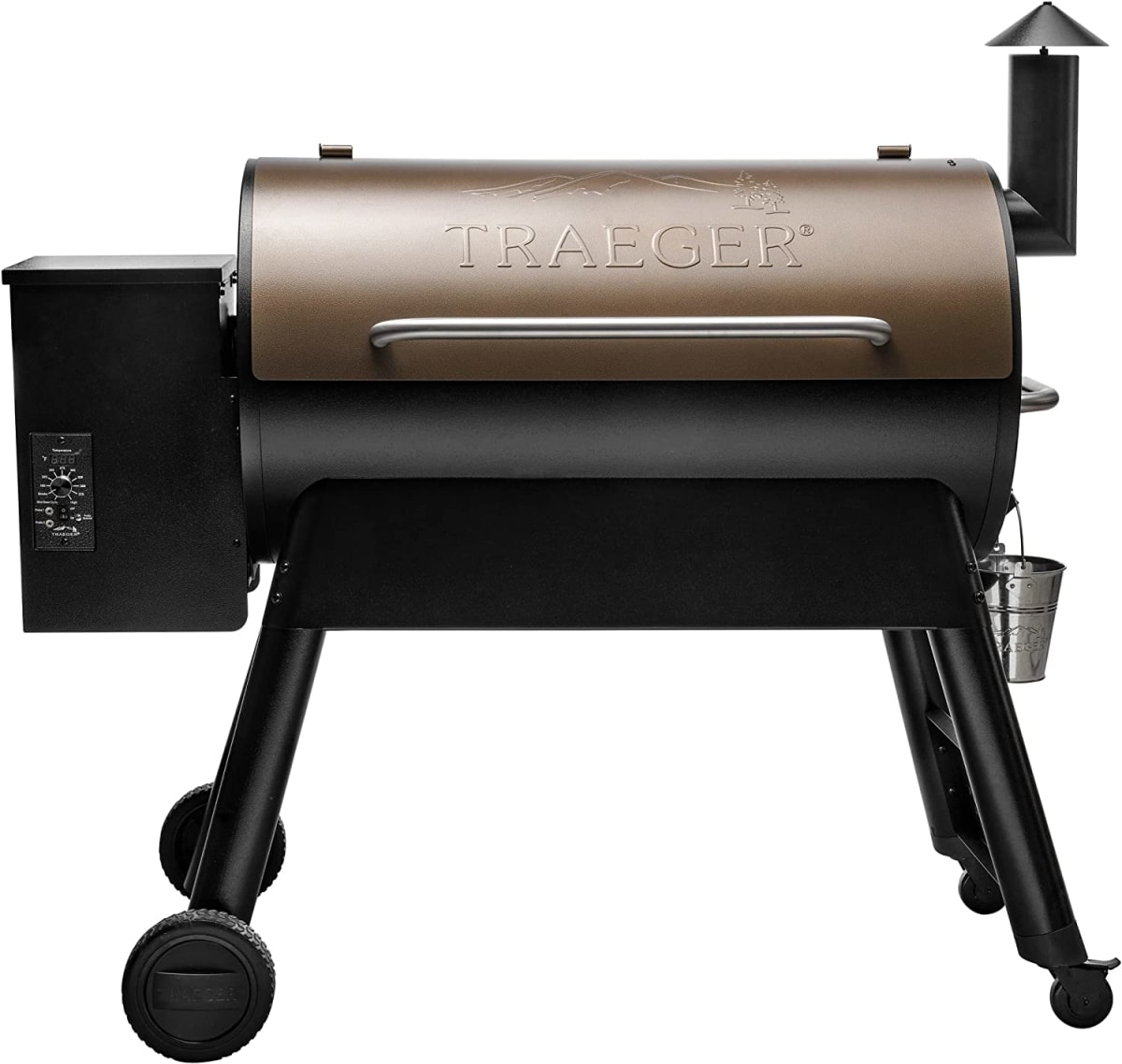 Grills Pro Series 34 Electric Wood Pellet Grill and Smoker, Bronze