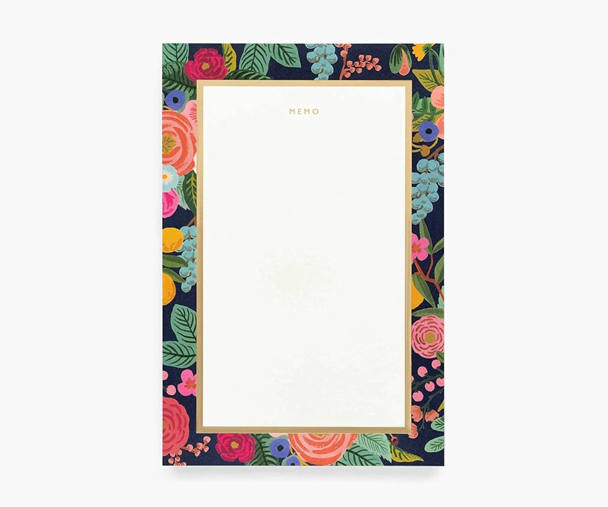 Garden Party Large Memo Notepad
