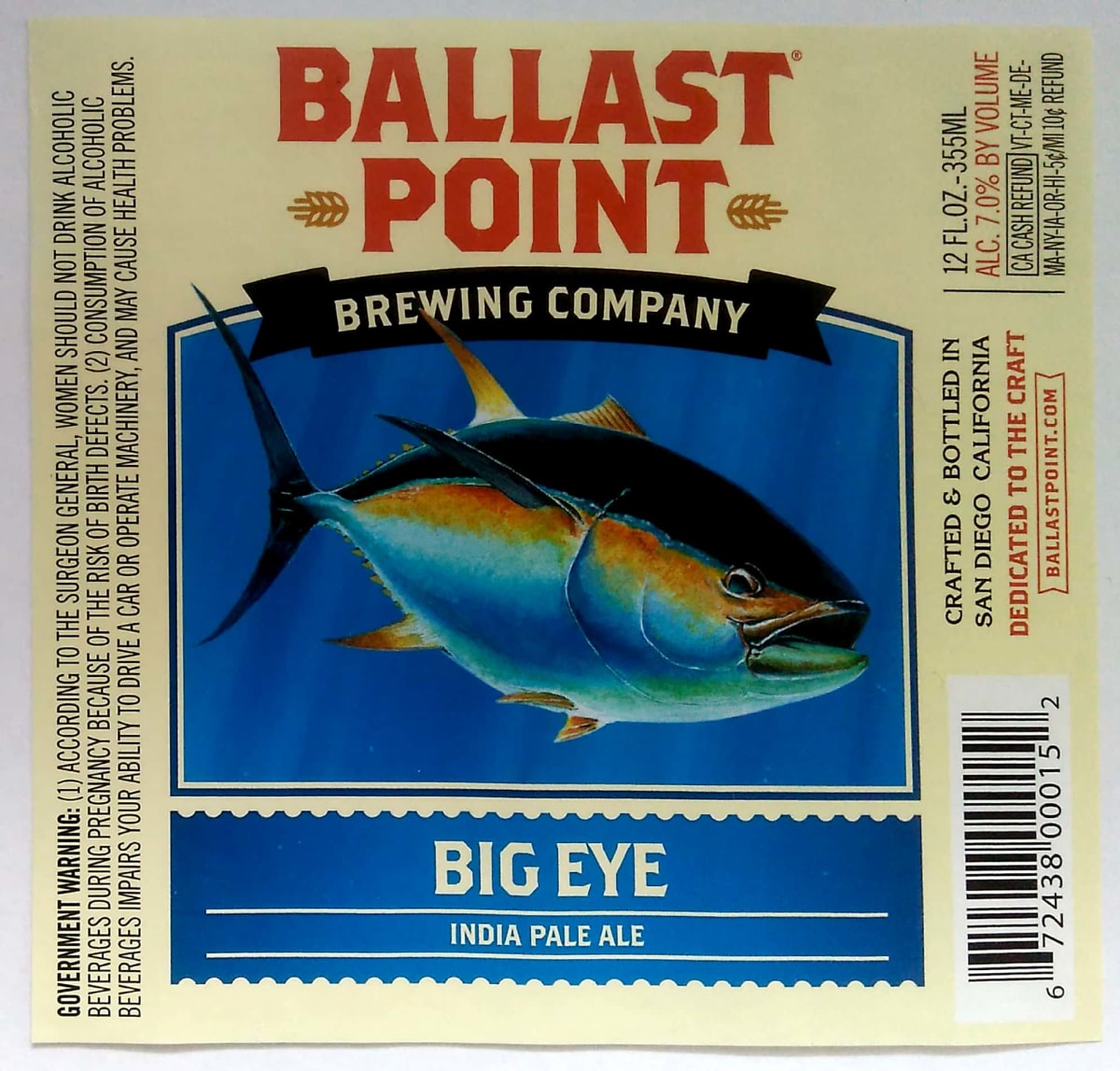 Ballast Point Big Eye IPA